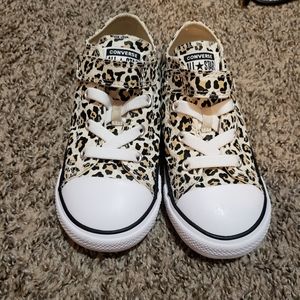 Leopard Print Converse Toddler 10